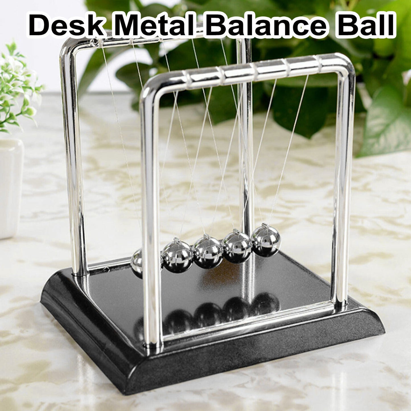 Beautiful Newtons Cradle Science Pendulum made from Steel