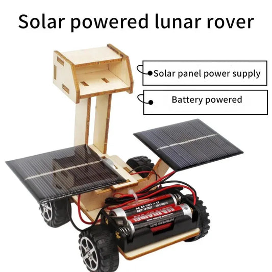 Solar or Battery Powered DIY vehicle assembley kits