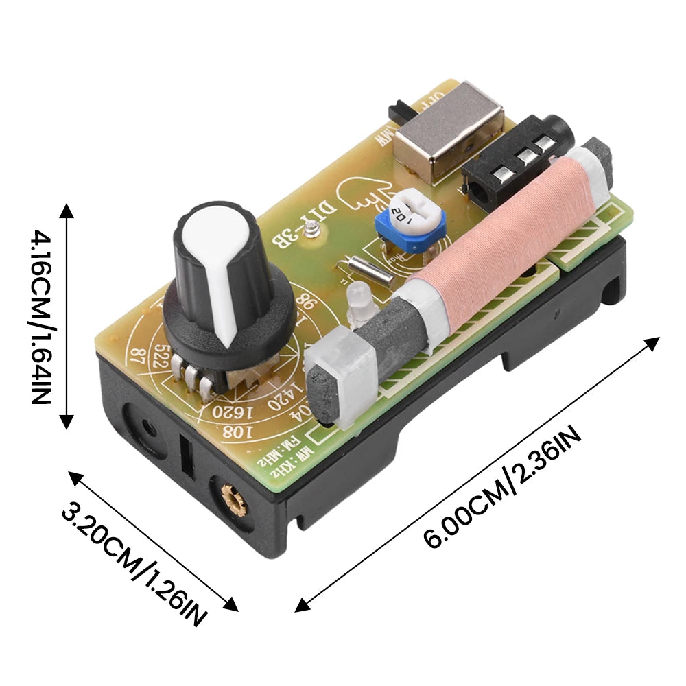 Thought provoking DIY 87-108MHz AM/FM Tuner Headphone Radio