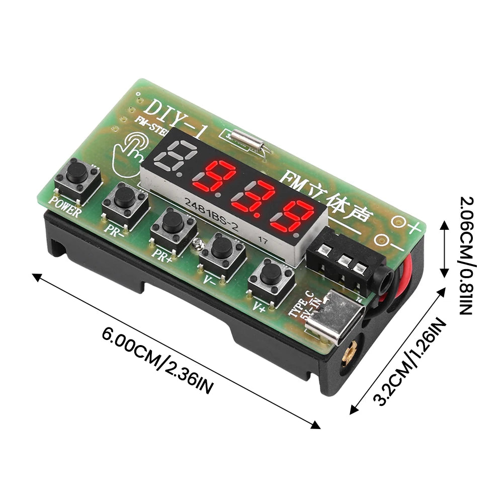 Thought provoking DIY 87-108MHz AM/FM Tuner Headphone Radio